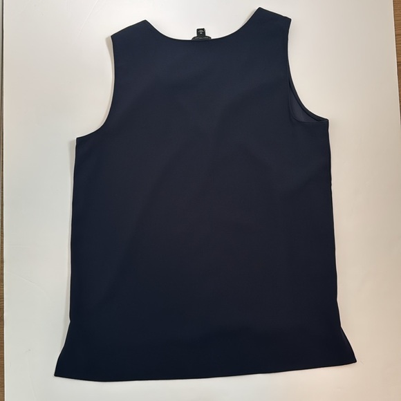 Ann Taylor Blue Boxy Sleeveless Tank Top - Picture 7 of 8
